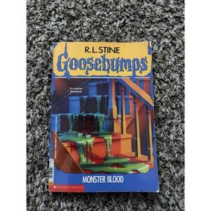 Monster Blood (Goosebumps, No 3) by R.L. Stine Scholastic 1st Printing